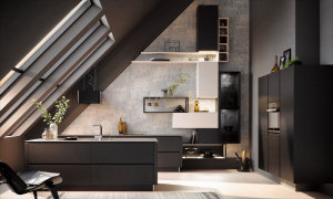 cuisine sous toiture