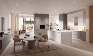 cuisine coloris taupe