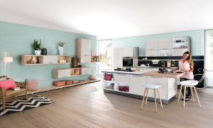 cuisine turquoise